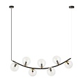 Emibig Emibig RITZ 7 BL TRANSPARENT - Retro Pendelleuchte für stilvolle Beleuchtung