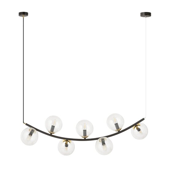 Emibig Emibig RITZ 7 BL TRANSPARENT - Retro pendant lamp for stylish lighting