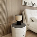 Emibig Emibig ASPEN LN1 BLACK/RATTAN - Illuminez votre espace avec style scandinave