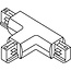 Fantasia Fantasia TRACK 3-fase T-connector rechts zwart - Perfect voor uw verlichtingssysteem