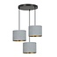 Emibig Emibig HILDE 3 BL PREMIUM GRAY - Minimalistische Pendelleuchte für jeden Raum