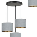 Emibig Emibig HILDE 3 BL PREMIUM GRAY - Minimalistische Pendelleuchte für jeden Raum