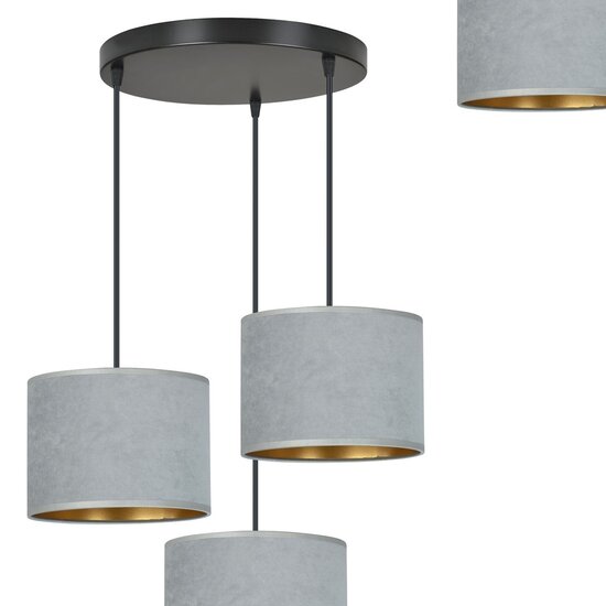 Emibig Emibig HILDE 3 BL PREMIUM GRAY - Lampe suspendue minimaliste pour tous les espaces