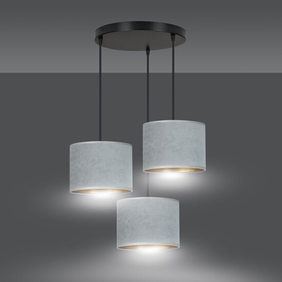 Emibig Emibig HILDE 3 BL PREMIUM GRAY - Minimalist pendant lamp for any space