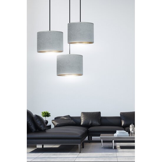 Emibig Emibig HILDE 3 BL PREMIUM GRAY - Lámpara colgante minimalista para cualquier espacio