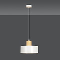 Emibig Emibig TORIN 1 WHITE - Scandinavische hanglamp voor een moderne uitstraling