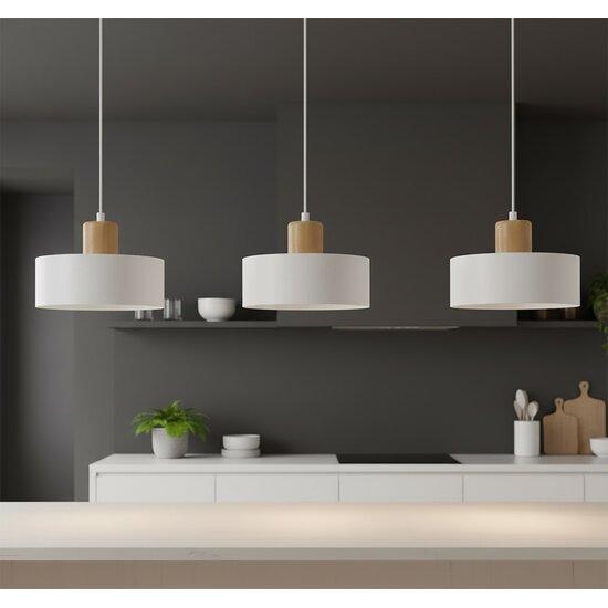 Emibig Emibig TORIN 3 WHITE - Scandinavian pendant lamp for any space