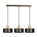 Emibig Emibig TORIN 3 BLACK - Lámpara colgante escandinava elegante para cualquier espacio