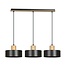 Emibig Emibig TORIN 3 BLACK - Stylish Scandinavian pendant lamp for any space