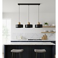 Emibig Emibig TORIN 3 BLACK - Lámpara colgante escandinava elegante para cualquier espacio