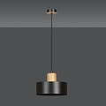 Emibig Emibig TORIN 1 BLACK - Scandinavian pendant lamp for any space