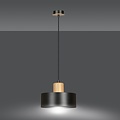 Emibig Emibig TORIN 1 BLACK - Lampe suspendue scandinave pour tous les espaces