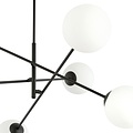 Emibig LINEAR 6 BLACK/OPAL - Lampe suspendue moderne pour tous les espaces