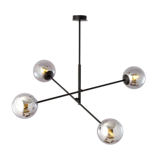 Emibig Emibig LINEAR 4 BLACK/GRAFIT - Moderne Pendelleuchte für jeden Raum