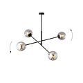Emibig Emibig LINEAR 4 BLACK/GRAFIT - Lámpara colgante moderna para cualquier espacio