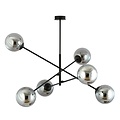 Emibig LINEAR 6 BLACK/GRAFIT - Lámpara colgante moderna para una iluminación elegante