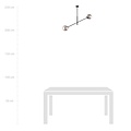 Emibig Emibig LINEAR 2 BLACK/GRAFIT - Modern pendant lamp for stylish lighting