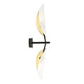 Emibig Emibig VENE K2 WHITE/GOLD - Modern wall lamp for stylish lighting