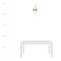 Emibig Emibig VENE K2 WHITE/GOLD - Moderne wandlamp voor sfeervolle verlichting