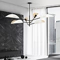 Emibig Emibig VENE 6 WHITE/GOLD - Lámpara de techo moderna para una iluminación elegante