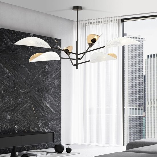 Emibig Emibig VENE 6 WHITE/GOLD - Modern ceiling lamp for stylish lighting
