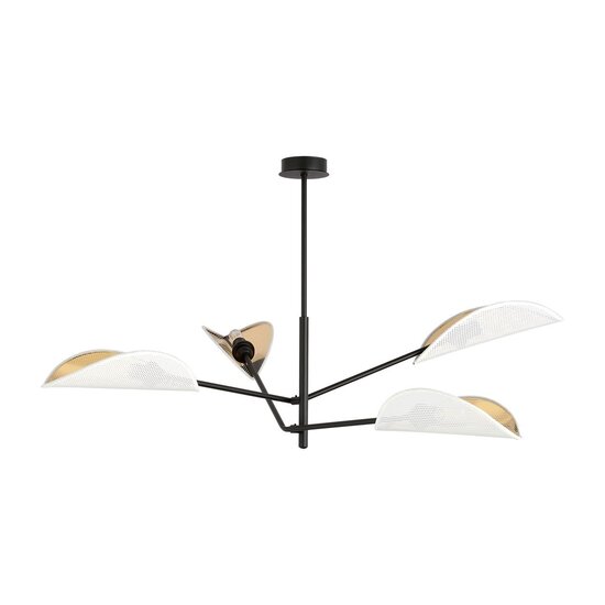 Emibig Emibig VENE 4 WHITE/GOLD - Lámpara de techo moderna para una iluminación elegante