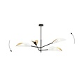 Emibig Emibig VENE 4 WHITE/GOLD - Lámpara de techo moderna para una iluminación elegante