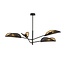 Emibig Emibig VENE 4 BLACK/GOLD - Lámpara de techo moderna para una iluminación elegante