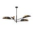 Emibig Emibig VENE 4 BLACK/GOLD - Moderne Deckenlampe für stilvolle Beleuchtung