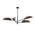 Emibig Emibig VENE 4 BLACK/GOLD - Lámpara de techo moderna para una iluminación elegante