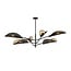 Emibig Emibig VENE 6 BLACK/GOLD - Moderne Deckenlampe für jeden Raum