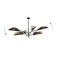 Emibig Emibig VENE 6 BLACK/GOLD - Moderne Deckenlampe für jeden Raum