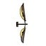 Emibig Emibig VENE K2 BLACK/GOLD - Lámpara de pared moderna para una iluminación elegante