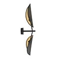 Emibig Emibig VENE K2 BLACK/GOLD - Lámpara de pared moderna para una iluminación elegante