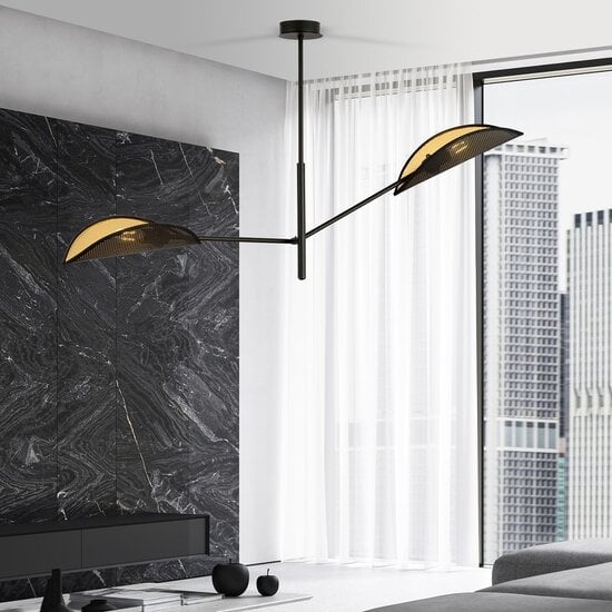 Emibig VENE 2 BLACK/GOLD - Moderne Deckenlampe für stilvolle Beleuchtung