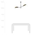 Emibig VENE 2 BLACK/GOLD - Modern ceiling lamp for stylish lighting
