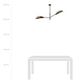 Emibig VENE 2 BLACK/GOLD - Moderne Deckenlampe für stilvolle Beleuchtung