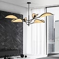 Emibig Emibig VENE 6 BLACK/RATTAN - Lámpara de techo elegante para cualquier espacio