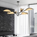 Emibig Emibig VENE 6 BLACK/RATTAN - Lampe de plafond élégante pour tous les espaces