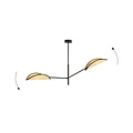 Emibig Emibig VENE 2 BLACK/RATTAN - Lampe de plafond élégante pour tous les espaces