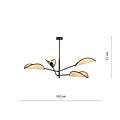 Emibig Emibig VENE 4 BLACK/RATTAN - Create a cozy ambiance in your home