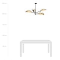 Emibig Emibig VENE 4 BLACK/RATTAN - Crea un ambiente acogedor en tu hogar