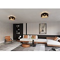 Emibig Emibig ASTON 3 BLACK/GOLD - Stylish ceiling lamp for any space