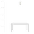 Emibig Emibig ASTON K1 WHITE/GOLD - Applique murale élégante pour tous les espaces