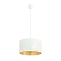 Emibig Emibig ASTON 1 WHITE/GOLD - Stylish pendant lamp for any space