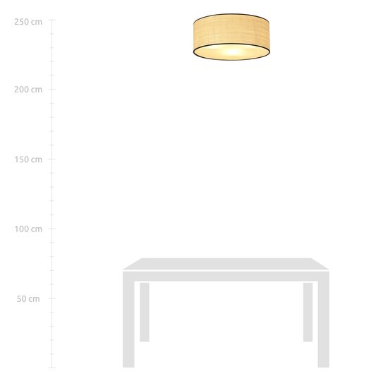 Emibig Emibig ASTON 3 RATTAN - Stylish ceiling lamp for any space