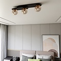 Emibig Emibig PLAZA 3 BLACK/MIODOWY - Lámpara de techo moderna para una iluminación elegante