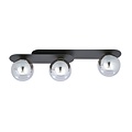 Emibig Emibig PLAZA 3 BLACK/GRAFIT - Moderne Deckenlampe für stilvolle Innenräume
