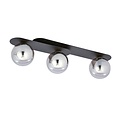 Emibig Emibig PLAZA 3 BLACK/GRAFIT - Lámpara de techo moderna para interiores elegantes