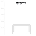 Emibig Emibig PLAZA 3 BLACK/GRAFIT - Modern ceiling lamp for stylish interiors